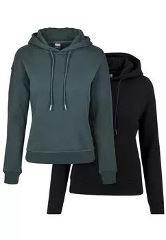 Толстовка Urban Classics, цвет Green/Black