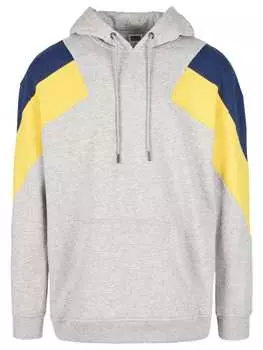Толстовка Urban Classics, цвет grey/honey/darkblue