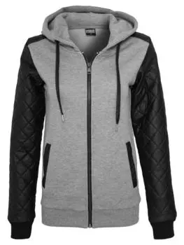 Толстовка Urban Classics, цвет gry/blk