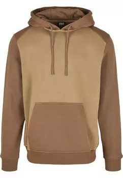 Толстовка Urban Classics, цвет Light brown/Dark brown