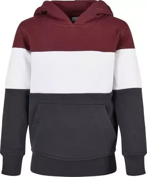 Толстовка Urban Classics, цвет port/white/navy
