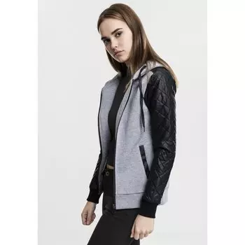 Толстовка Urban Classics Diamond Zip, серый