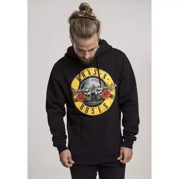 Толстовка Urban Classics Guns N Roses Logo, черный
