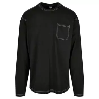 Толстовка Urban Classics Heavy Oversized Contrast Stitch, черный