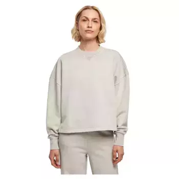 Толстовка Urban Classics Heavy Terry Garment Dye, серый
