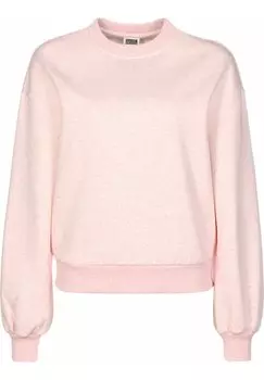 Толстовка Urban Classics MELANGE CREWNECK, цвет Pink Melange