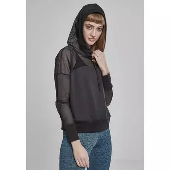 Толстовка Urban Classics Mesh, черный
