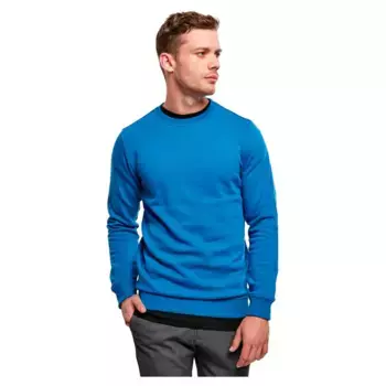 Толстовка Urban Classics Organic Basic Crew, синий