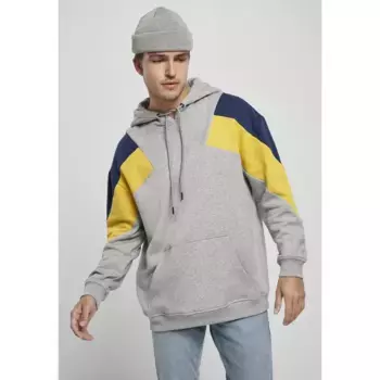 Толстовка Urban Classics Oversize 3-Tone, серый