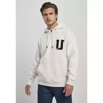 Толстовка Urban Classics Oversized Frottee Patch, серый