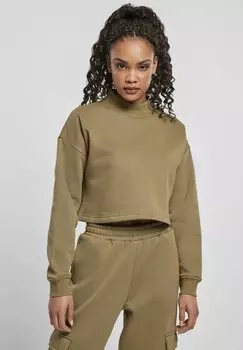 Толстовка Urban Classics Oversized High Neck Crew, tiniolive