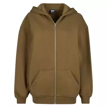 Толстовка Urban Classics Oversized TB5036 full zip, коричневый