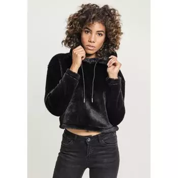 Толстовка Urban Classics Oversized Teddy, черный