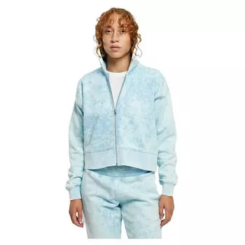 Толстовка Urban Classics Oversized Towel Washed Full Zip, синий