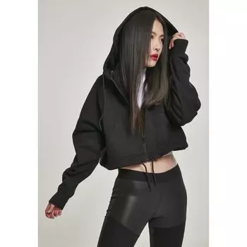 Толстовка Urban Classics Raglan Zipper, черный