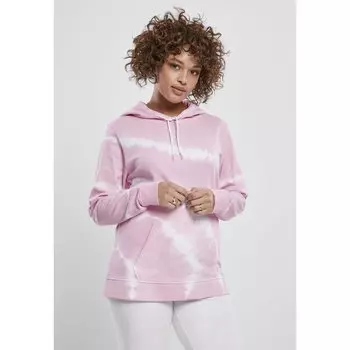 Толстовка Urban Classics Tie Dye Big, розовый