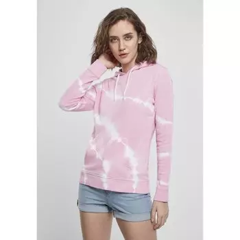 Толстовка Urban Classics Tie Dye, розовый