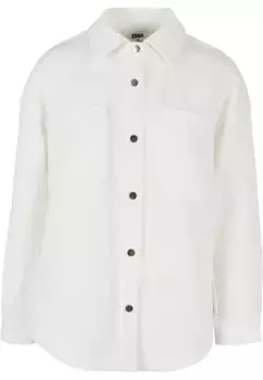 Толстовка URBAN CLASSICS " Urban Classics Ladies Quilted Sweat Overshirt", белый