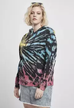 Толстовка URBAN CLASSICS " Urban Classics Ladies Tie Dye Hoody", черный