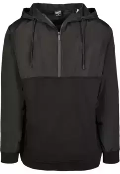 Толстовка URBAN CLASSICS " Urban Classics Men's Military Half Zip Hoody", черный