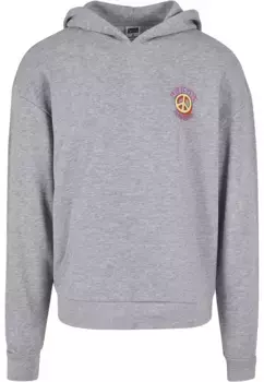 Толстовка URBAN CLASSICS " Urban Classics Men's Big Peace Hoody", серый