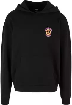 Толстовка URBAN CLASSICS " Urban Classics Men's Big Peace Hoody", черный