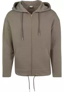 Толстовка URBAN CLASSICS " Urban Classics Men's Long Sweat Zip Hoody", зеленый