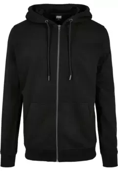 Толстовка URBAN CLASSICS " Urban Classics Men's Basic Terry Zip Hoody", черный