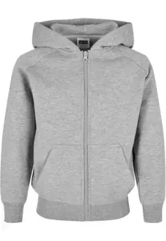 Толстовка URBAN CLASSICS " Urban Classics Men's Boys Zip Hoody", серый