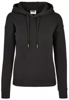 Толстовка URBAN CLASSICS " Urban Classics Women's Ladies Organic Hoody", черный