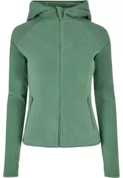 Толстовка URBAN CLASSICS " Urban Classics Women's Ladies Polar Fleece Zip Hoody", цвет Salvia