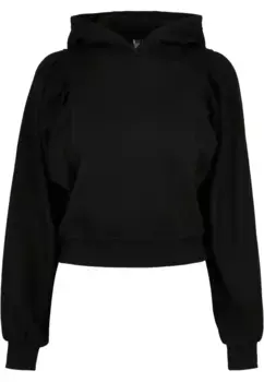 Толстовка URBAN CLASSICS "Женская женская толстовка Urban Classics Organic Gathering Batwing Hoody", черный