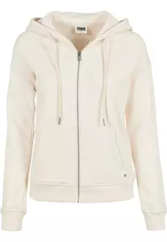 Толстовка Urban Classics Zip Kapuzenpullover, белый