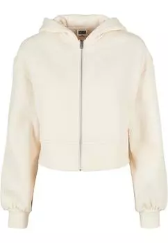 Толстовка Urban Classics Zip Kapuzenpullover, белый