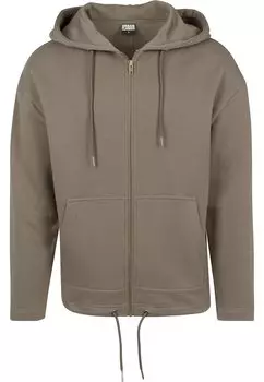 Толстовка Urban Classics Zip Kapuzenpullover, цвет army green