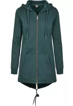 Толстовка Urban Classics Zip Kapuzenpullover, цвет bottlegreen