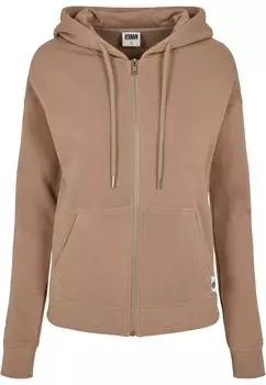 Толстовка Urban Classics Zip Kapuzenpullover, цвет softtaupe