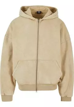 Толстовка Urban Classics Zip Kapuzenpullover, цвет unionbeige