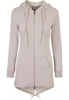 Толстовка Urban Classics Zip Kapuzenpullover, цвет warmgrey