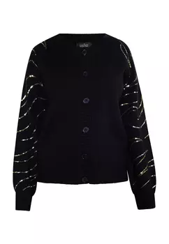 Толстовка usha BLACK LABEL Strick Cardigan, черный