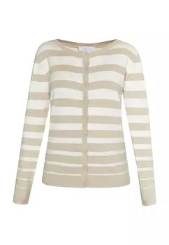 Толстовка usha BLUE LABEL Strickjacke, цвет Stein Wollweiss