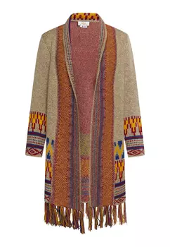 Толстовка usha FESTIVAL Strickcardigan, цвет Hellbeige Mehrfarbig