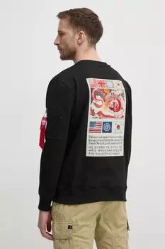 Толстовка USN Blood Chit Alpha Industries, черный