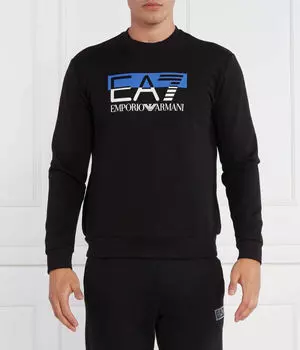 Толстовка утепленная Ea7 Regular Fit, черный