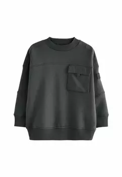 Толстовка UTILITY CREW NECK REGULAR FIT Next, серый