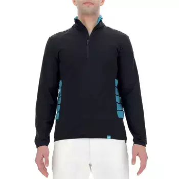 Толстовка UYN Natyon Ribs 2ND half zip, черный