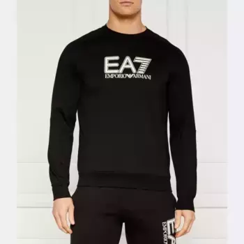 Толстовка узкого кроя Ea7, черный