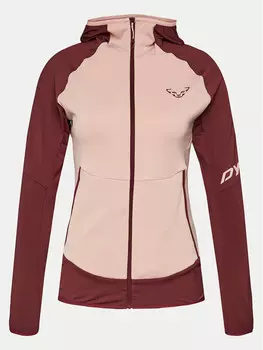 Толстовка узкого кроя из технического материала Dynafit, розовый