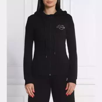 Толстовка узкого кроя Love Moschino, черный