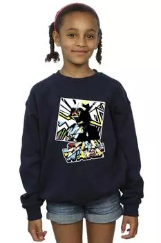 Толстовка Vader с акварелью в стиле поп-арт Star Wars, темно-синий